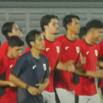 Latihan terakhir Timnas Indonesia U-23 untuk menjamu Vietnam di Final AFF U-23 2025