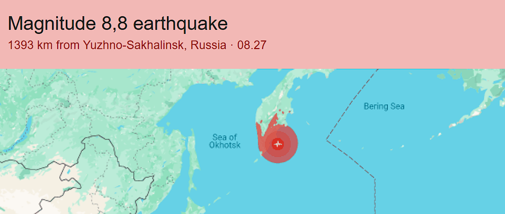 Gempa Rusia