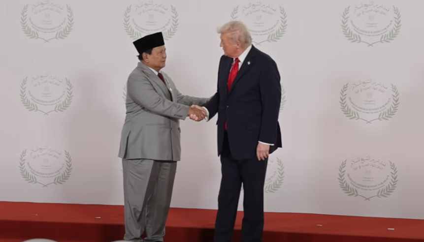 Trump Dan Prabowo di KTT Perdamaian