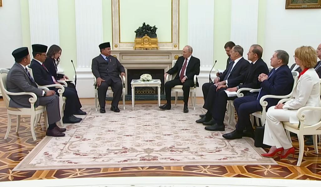 Pertemuan Bilateral Prabowo-Putin 