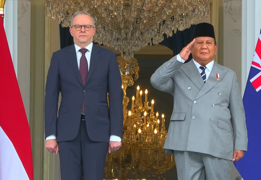 Prabowo Pertemu PM Australia