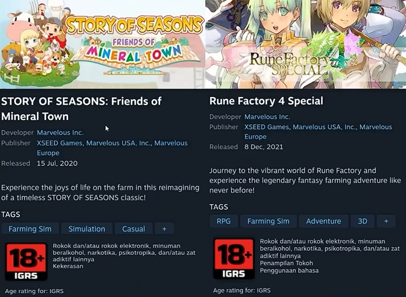IGRS Di Steam
