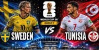 Swedia vs Tunisia